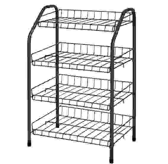 Этажерка 2 д/обуви узк (700х465х300) 4полки ЭТ2