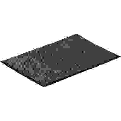 Коврик влаговпитывающий, ребристый 50*80 см серый (22081)