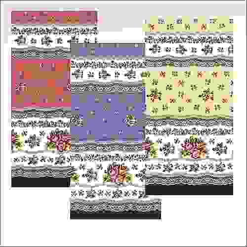 Полотенце 42*72см/48*62см &quot;Павлопосадские мотивы&quot; 3цв. ТП71-89