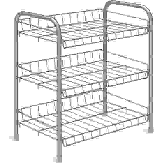 Этажерка 4 (ЭТ4/С серый)