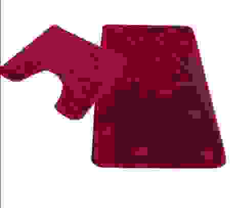 Набор ковриков д/ванной Zalel 2 пр. 55х85 (бордовый)