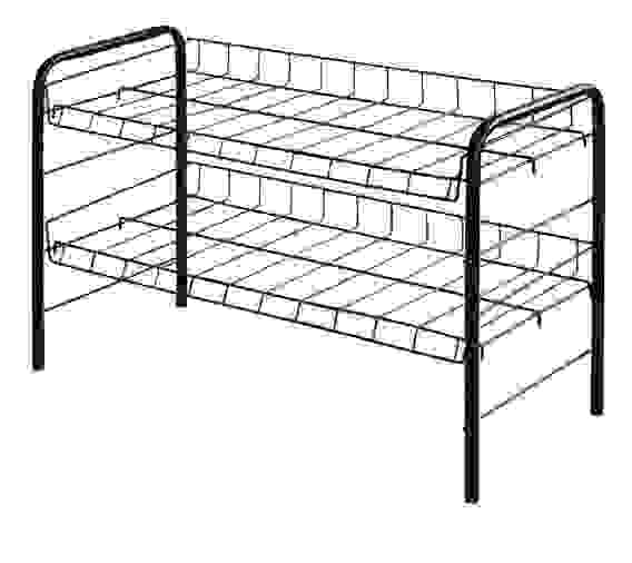 Этажерка 3 д/обуви (435х660х300) 2п черн ЭТ3