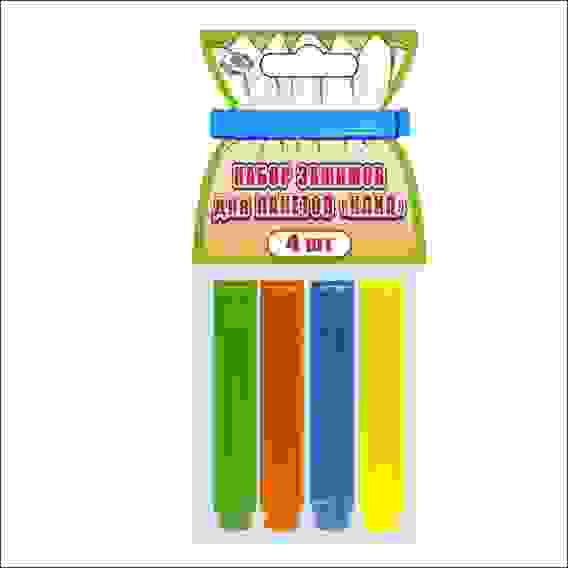 Н-р зажимов для пакетов \"Клип\" 4 шт дл 11 см 4 цв LF75-75