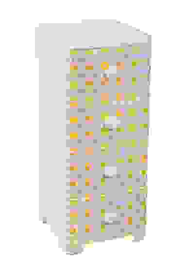 Комод плетёный "Скандинавия" 4-х секцион. (375х360х830мм)