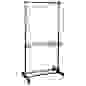 Вешалка напольная на колёсах (с полкой) CR460, размер: 80*42*95-168см
