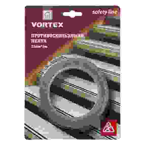 Противоскользящая лента 25мм*5м VORTEX 144/12