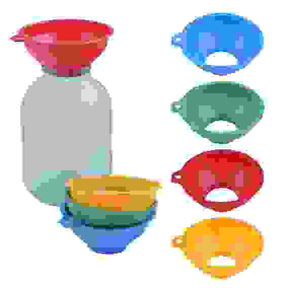 Воронка для банок 5цв d6,5см, D14см МГ76-59