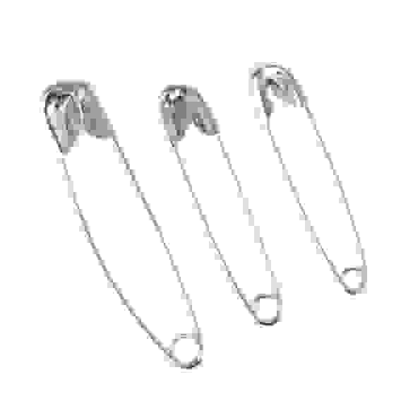 Набор булавок английских 95шт, 23/30/35/45/53мм, латунь