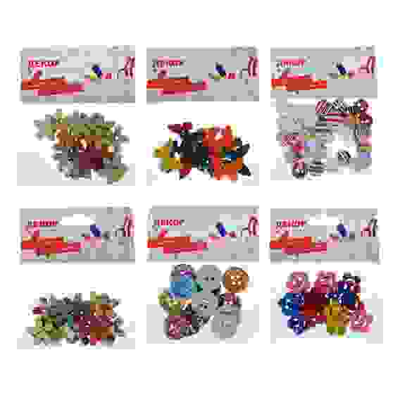 Декор швейный фигурный в наборе, дерево, 3-6 дизайнов, #1