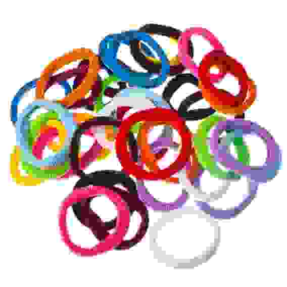 Набор резинок для волос 36шт, 5см, полиэстер, 12 цветов