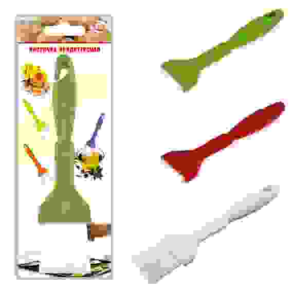 Кисточка кондитерская 19см 3 цв. AN80-13