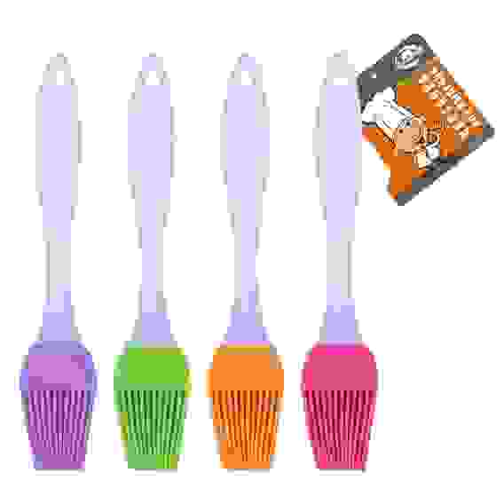 Кисточка для выпечки силик дл 17 см 4 цв AN80-87