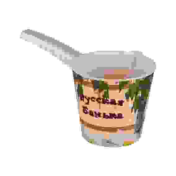 Ковш со сливом &quot;Русская банька&quot; 1,5л.