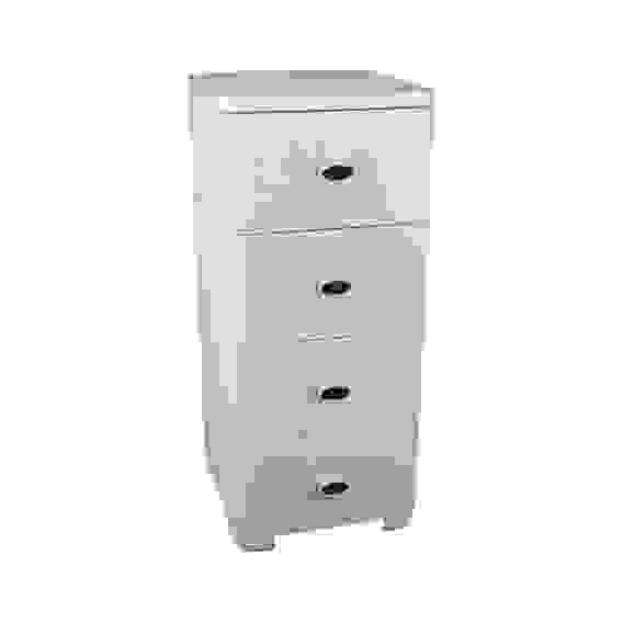 Комод \"Плетёнка\" 4-х секционный (слон.кость) (375х360х830мм)