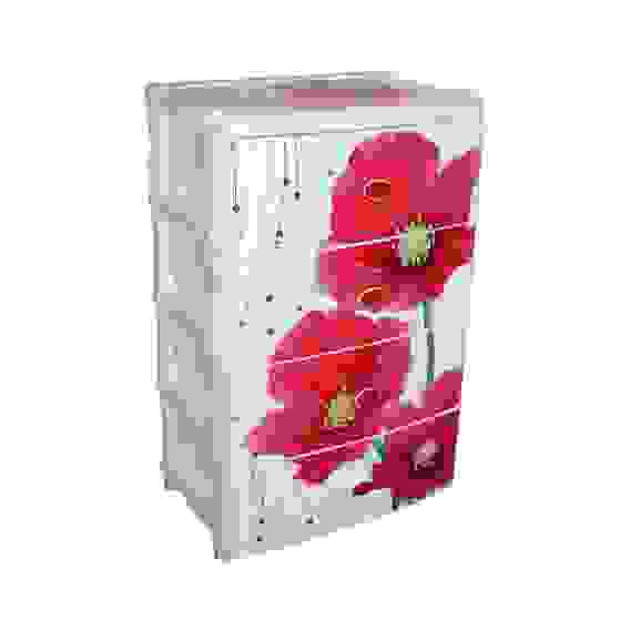 Комод широкий &quot;Маки&quot; 4-х секцион. (425х560х905мм)