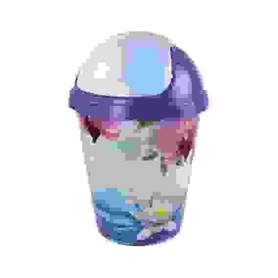 Контейнер для мусора &quot;Лотос&quot; 10л. (голубой)