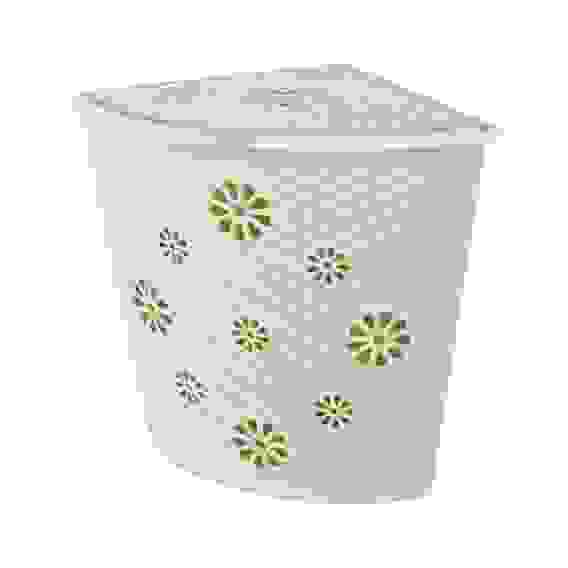 Корзина для белья (угл.) \"Плетёнка\"(500х385х460)(сл.кос)