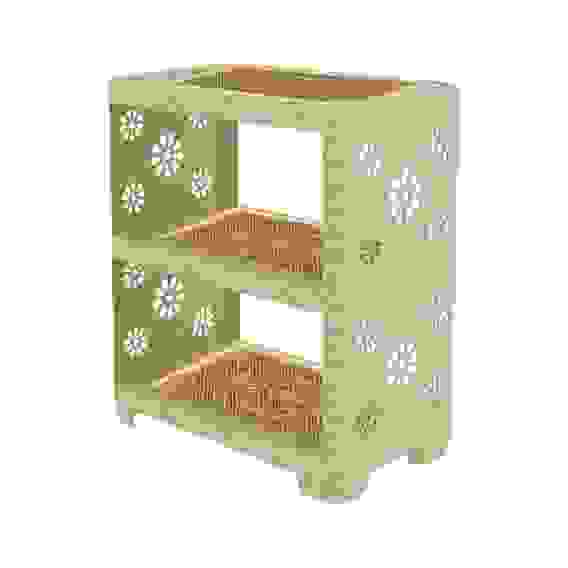 Этажерка для обуви \"Ажур\" 3-х секционная (уп.2)