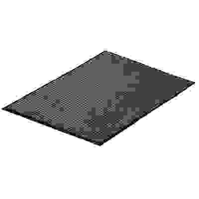 Коврик влаговпитывающий, ребристый 60*90 см серый (22087)