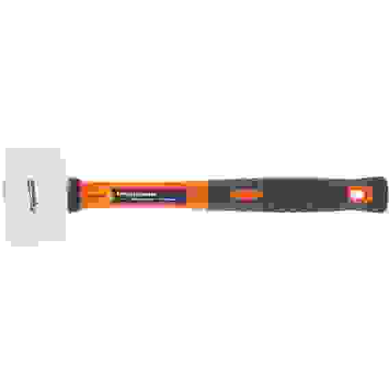 Киянка резиновая 225г.,белая резина,фиберглас. рукоятка//SPARTA