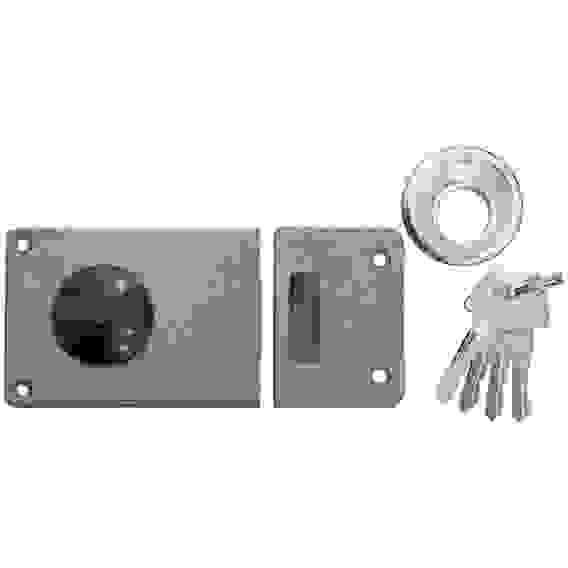 Замок накладной 3В-6, цилиндровый//СИБРТЕХ