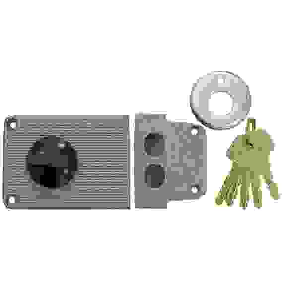 Замок накладной ЗВ-5, цилиндровый//СИБРТЕХ