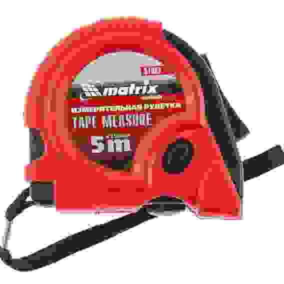 Рулетка Rubber 5мх19мм обрез.корп.//MATRIX (31002)