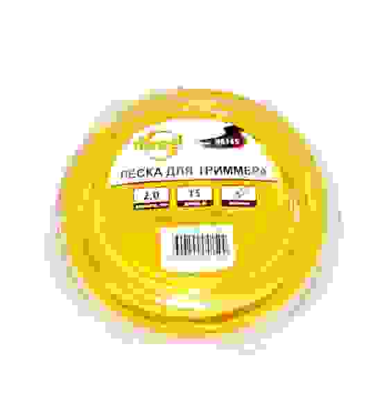 Леска для триммера круглая 2,0мм х 15м//Denzel