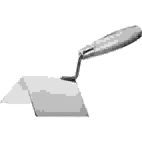 Мастерок нерж.ст.80х60х60мм д/внеш.углов,дер.руч