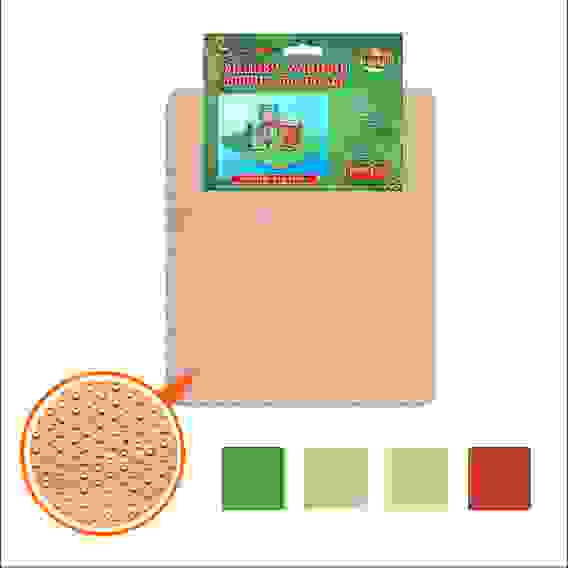 Коврик универсальный под посуду 31*26см 4 цв FJ87-67