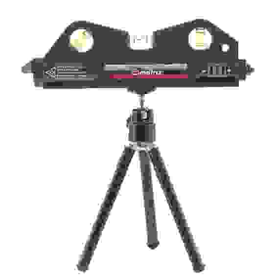 Уровень лазерный 170 мм, 150 мм,штатив 3 глазка// matrix