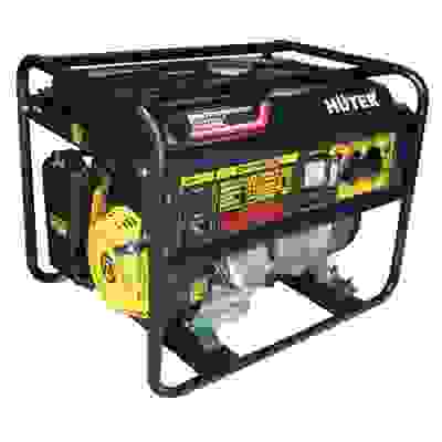 Генератор бензиновый Huter DY5000L, 4,5кВт, 220В, 4-х такт, 22л, ручной стартер