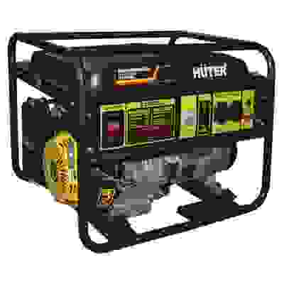 Генератор бензиновый Huter DY6500L, 5,5кВт, 220В, 4-х такт, 22л, ручной стартер