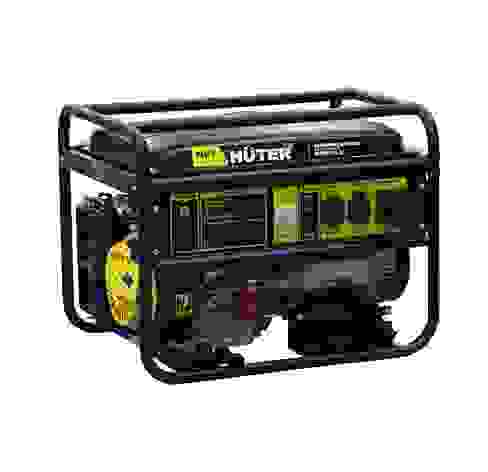 Генератор бензиновый Huter DY9500LX, 8кВт, 220В, 4-х такт, 25л, ручной стартер/электростартер