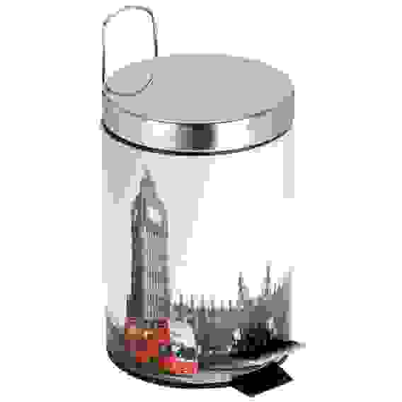 Ведро для мусора круглое DB-21 "Лондон" Объем: 3л