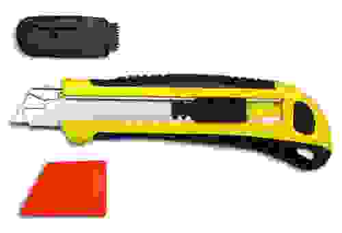 Нож с автофикс 25мм рез пл корп авт (5лезвий) ПРОМИС 3067040