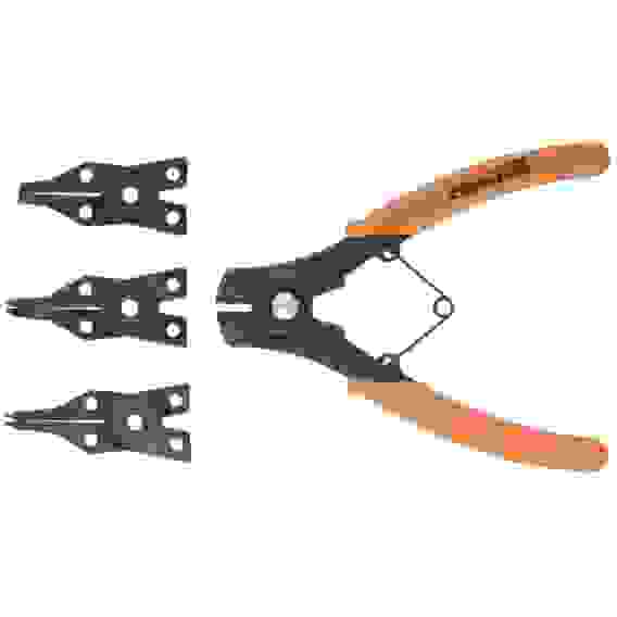 Съемник для стопорных колец с насадками,150 мм, унив, //SPARTA