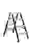 Стремянка 4 ступ., двухсторонняя, алюминиевая