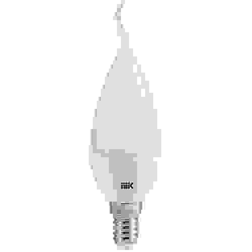 Лампа светодиод. LED 5вт Е14 белый мат. свеча на ветру ЕСО