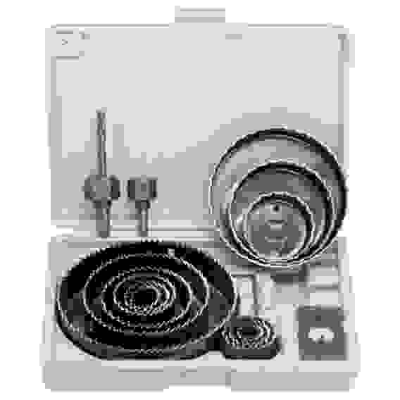 Набор кольцевых пил по дереву,19-127мм 12 пред.