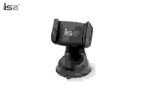 Автодержатель VH-5 Crab для смартфонов, крепление на присоске черный ISA (гарантия 2 недели)