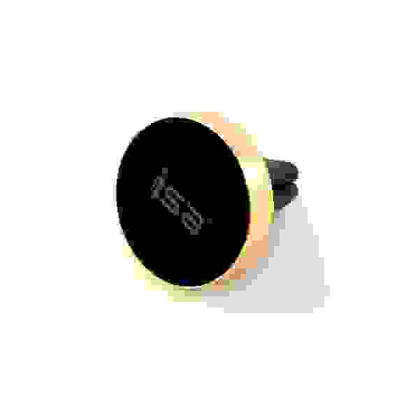 Автодержатель K-17 магнитный для смартфонов, крепление на вент. решетку золото ISA (гарантия 2недели