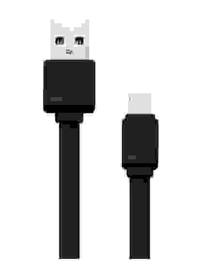 Кабель USB 8 pin подходит для Apple CB-05 плоский 1м черный ISA (гарантия 2 недели)