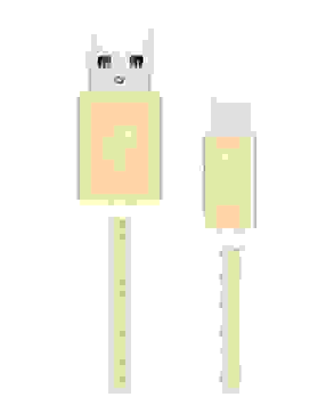 Кабель USB 8 pin подходит для Apple CB-07 алюминий/нейлон 1м золото ISA (гарантия 2 недели)