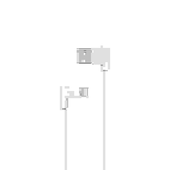 Кабель USB 8 pin подходит для Apple L- коннектор 1м белый ISA (гарантия 2 недели)