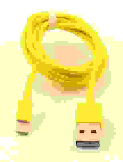 Кабель USB 8 pin подходит для Apple 1м желтый ISA (гарантия 2 недели)