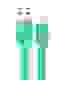 Кабель USB Micro USB CB-04 плоский 1м зеленый ISA (гарантия 2 недели)
