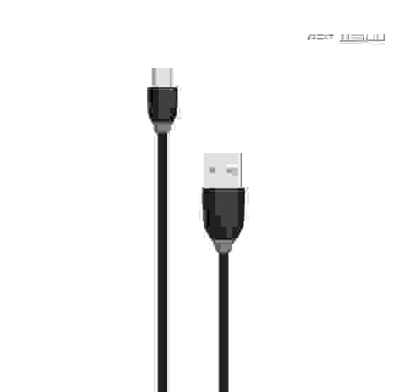 Кабель USB Micro USB Premium усиленный 1м черный ISA (гарантия 2 недели)