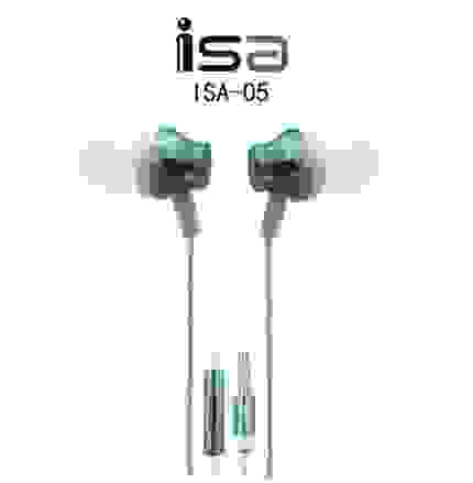 Наушники ISA-05 голубой ISA (гарантия 2недели)