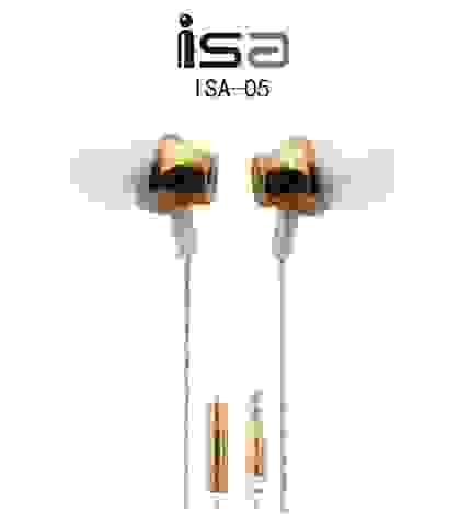 Наушники ISA-05 золото ISA (гарантия 2недели)